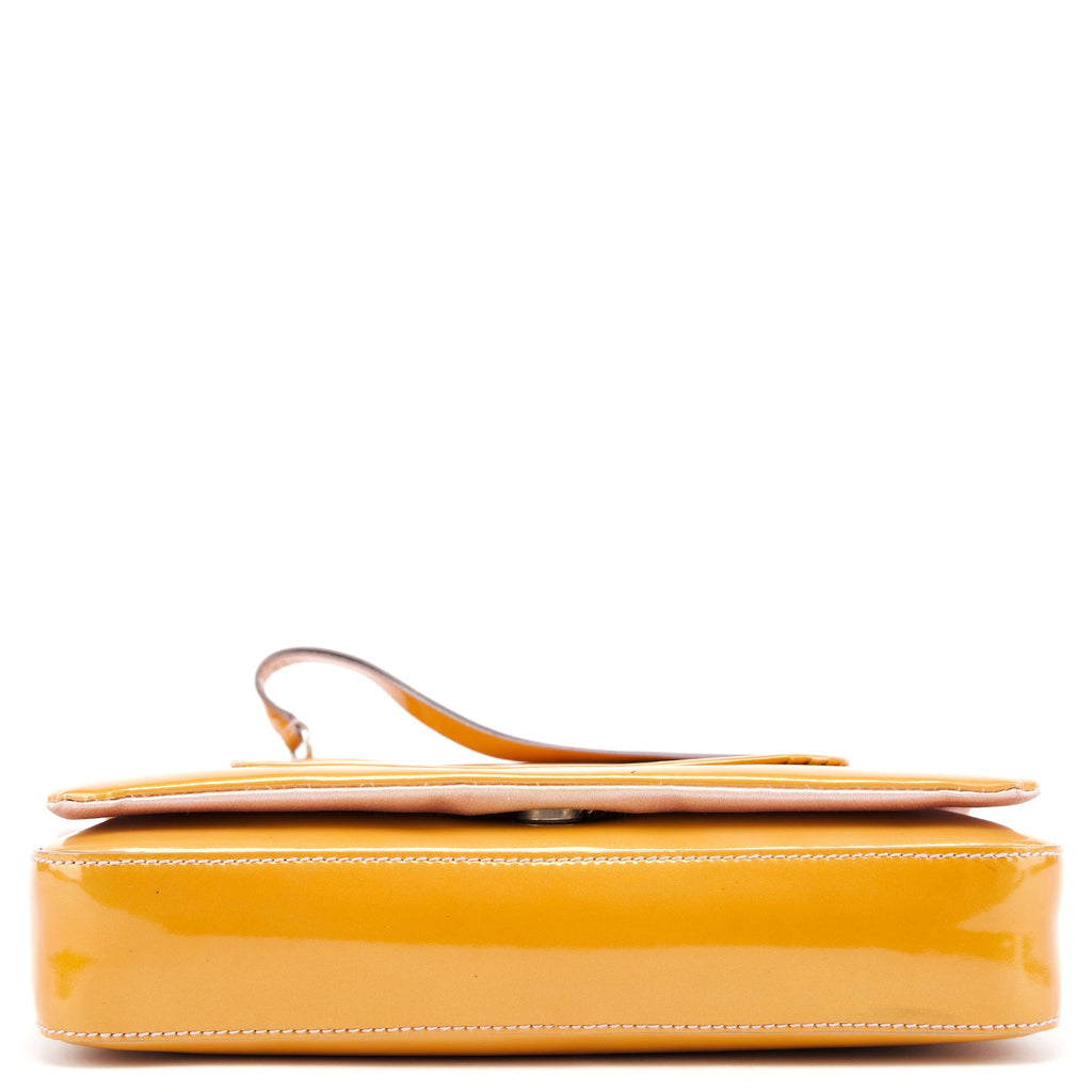 Fall 1999 Yellow Vernice Patent Leather Shoulder Bag