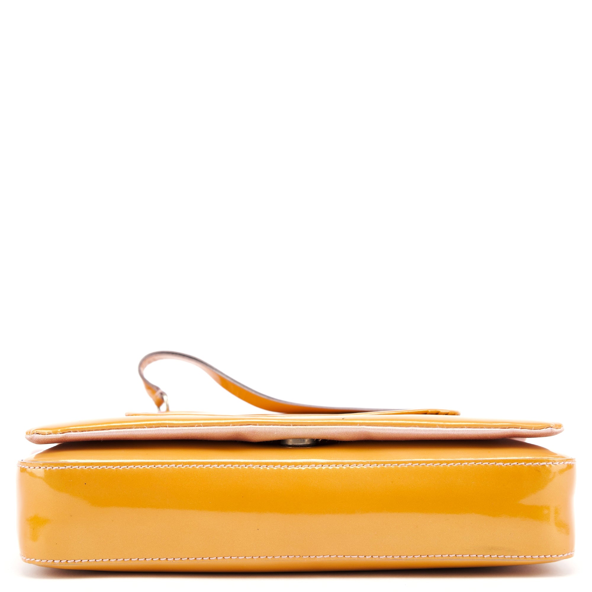 Fall 1999 Yellow Vernice Patent Leather Shoulder Bag
