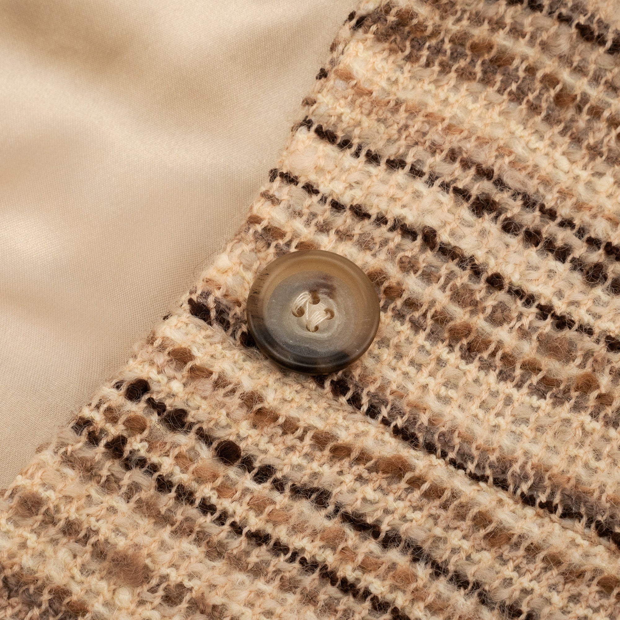 Fall 2000 Beige Tweed Campaign Runway Blazer Jacket