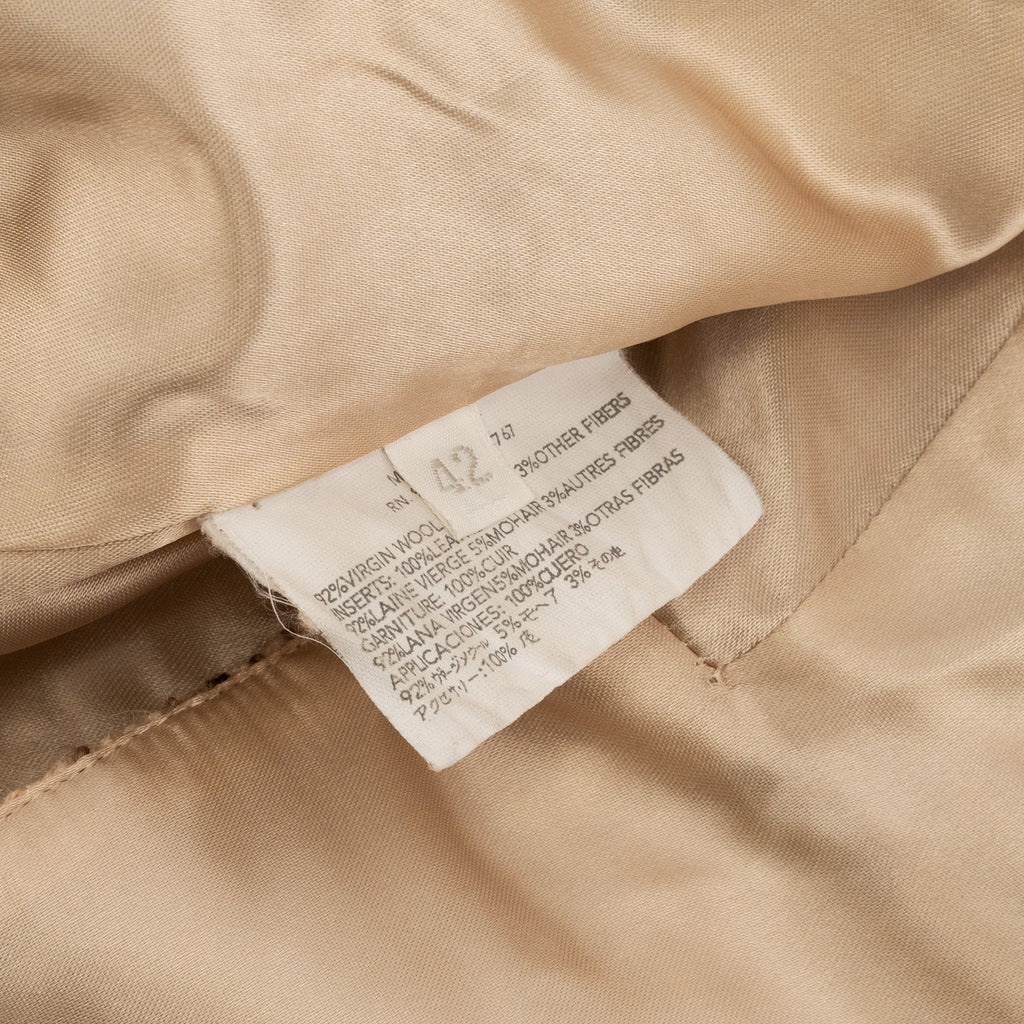 Fall 2000 Beige Tweed Campaign Runway Blazer Jacket