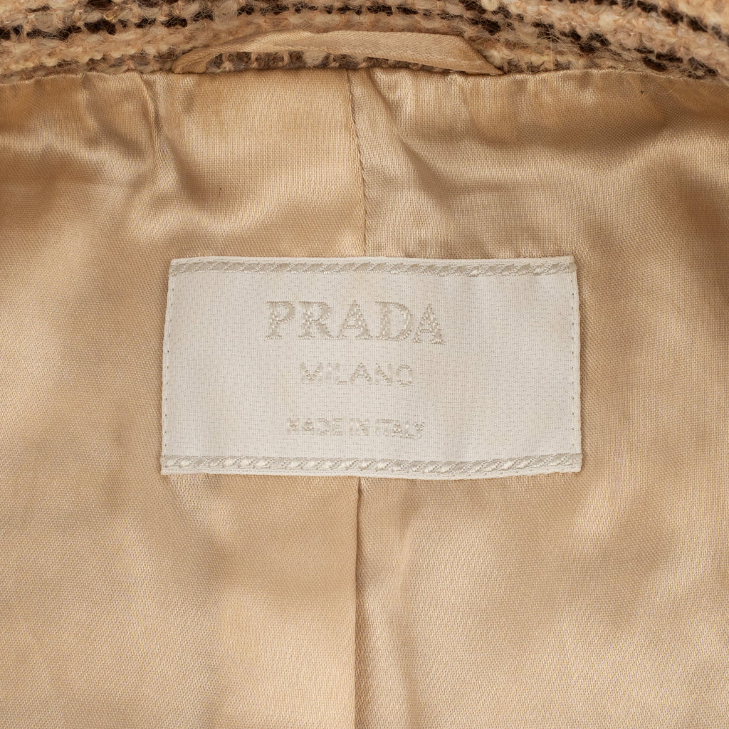 Fall 2000 Beige Tweed Campaign Runway Blazer Jacket