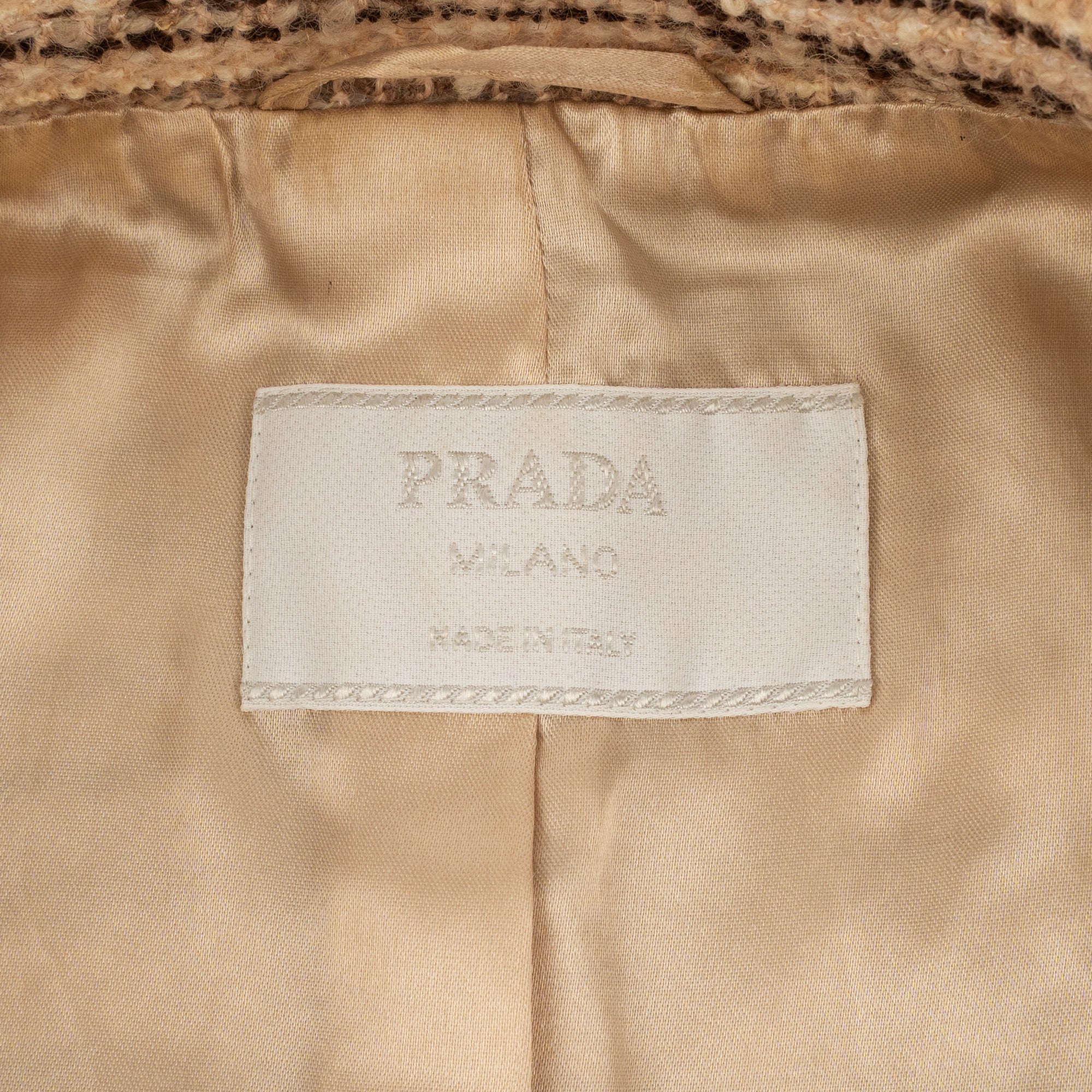 Fall 2000 Beige Tweed Campaign Runway Blazer Jacket