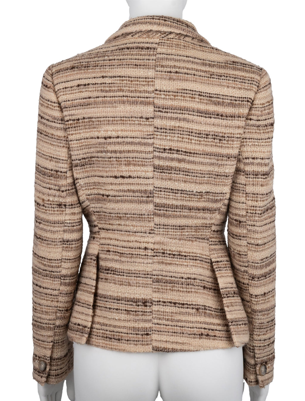 Fall 2000 Beige Tweed Campaign Runway Blazer Jacket