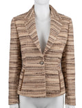 Fall 2000 Beige Tweed Campaign Runway Blazer Jacket
