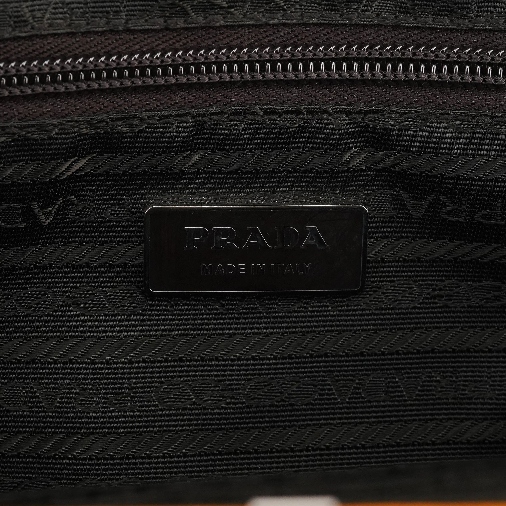 Fall 2000 Brown Orange Canvas Handbag