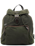 Green Nylon Backpack