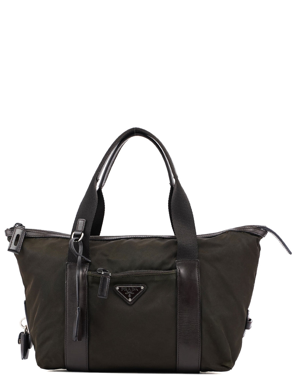 Green Tessuto Calf Tote Bag