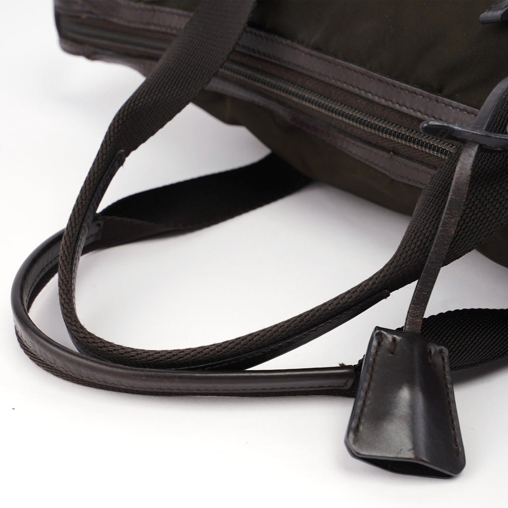 Green Tessuto Calf Tote Bag