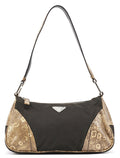 Green Yellow Faux Python Hobo Bag