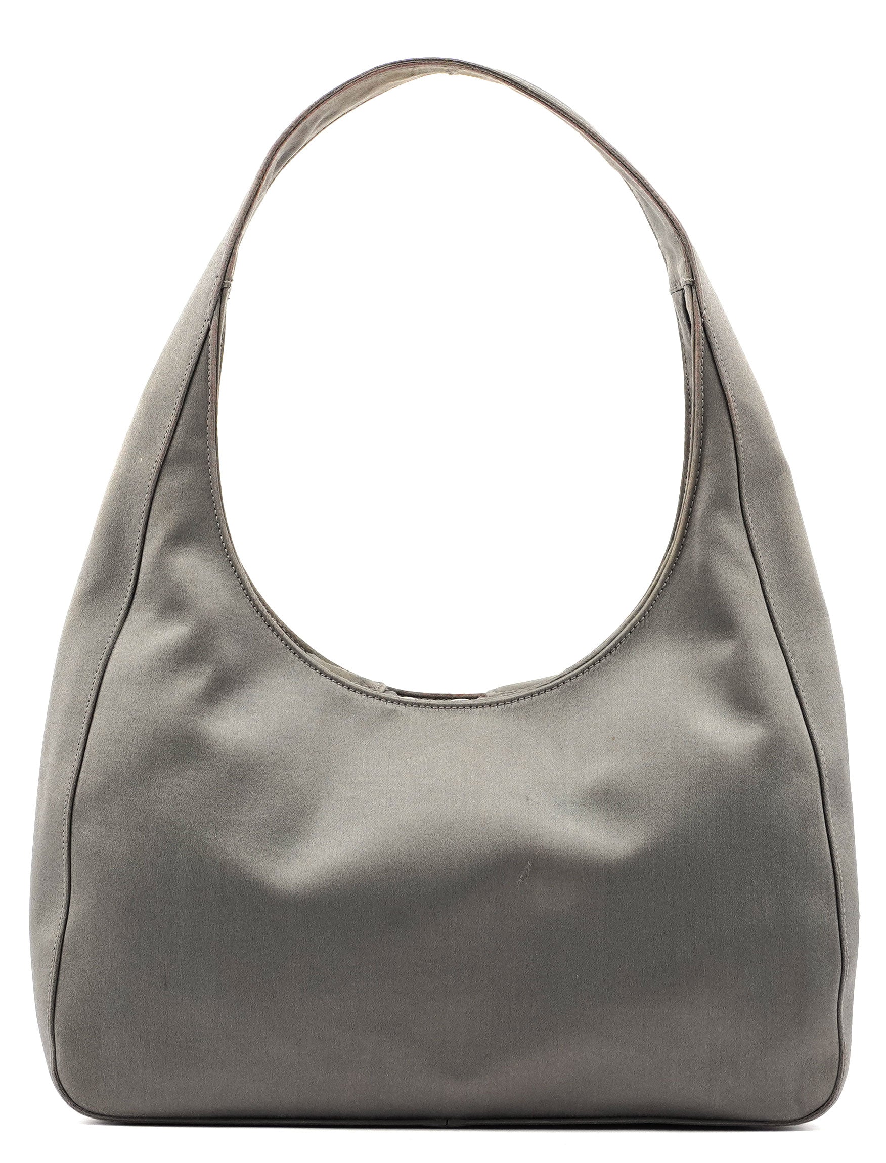 Grey Raso Asim Hobo Shoulder Bag