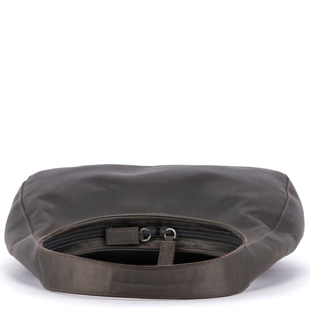 Grey Raso Asim Hobo Shoulder Bag