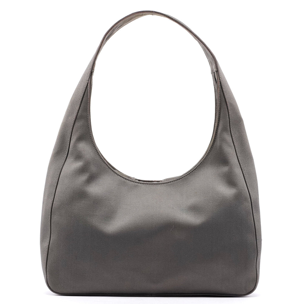 Grey Raso Asim Hobo Shoulder Bag