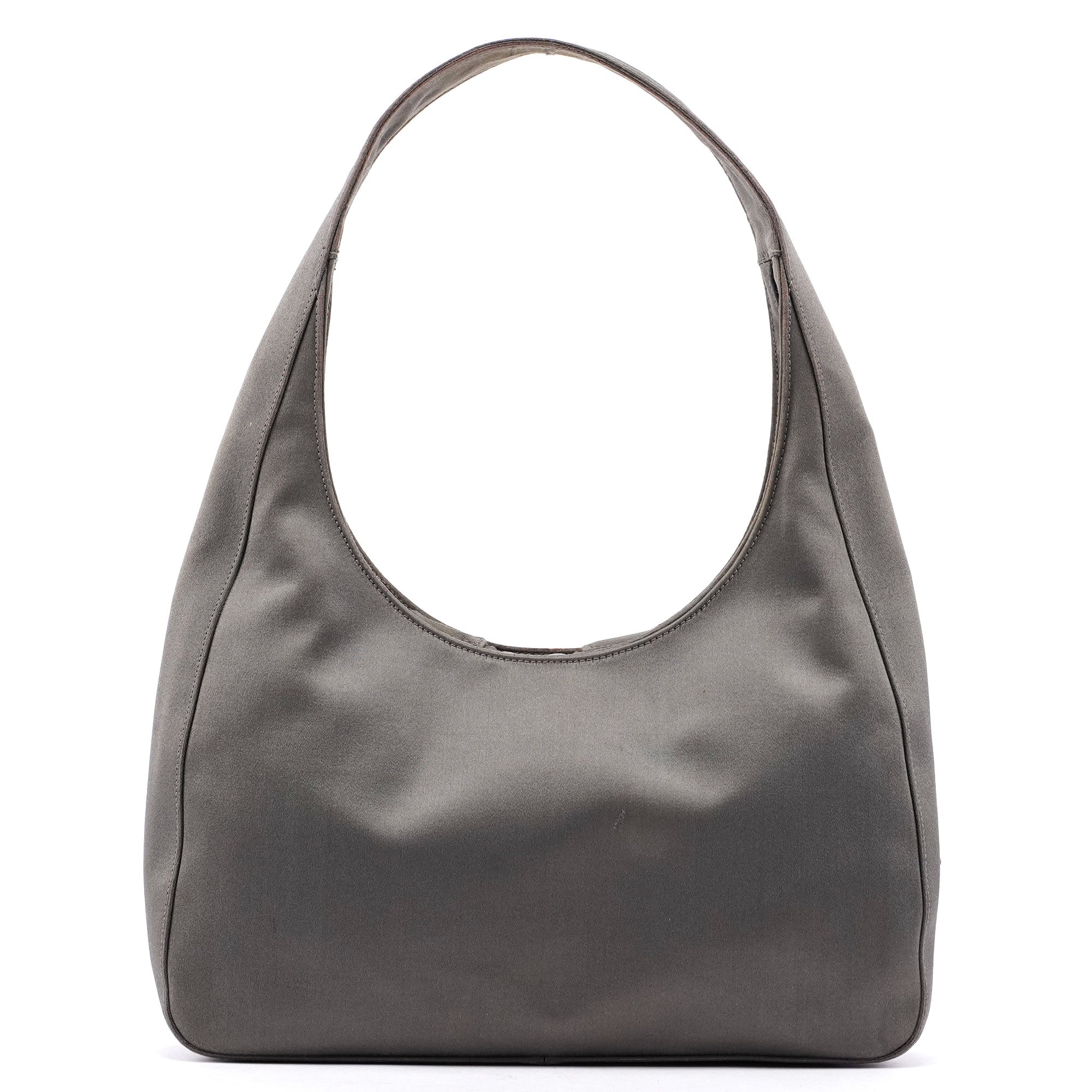 Grey Raso Asim Hobo Shoulder Bag