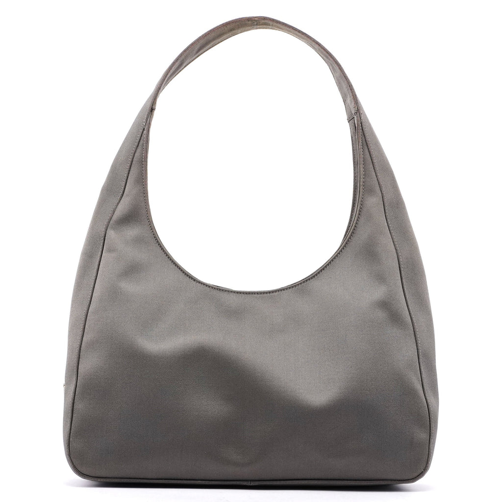 Grey Raso Asim Hobo Shoulder Bag
