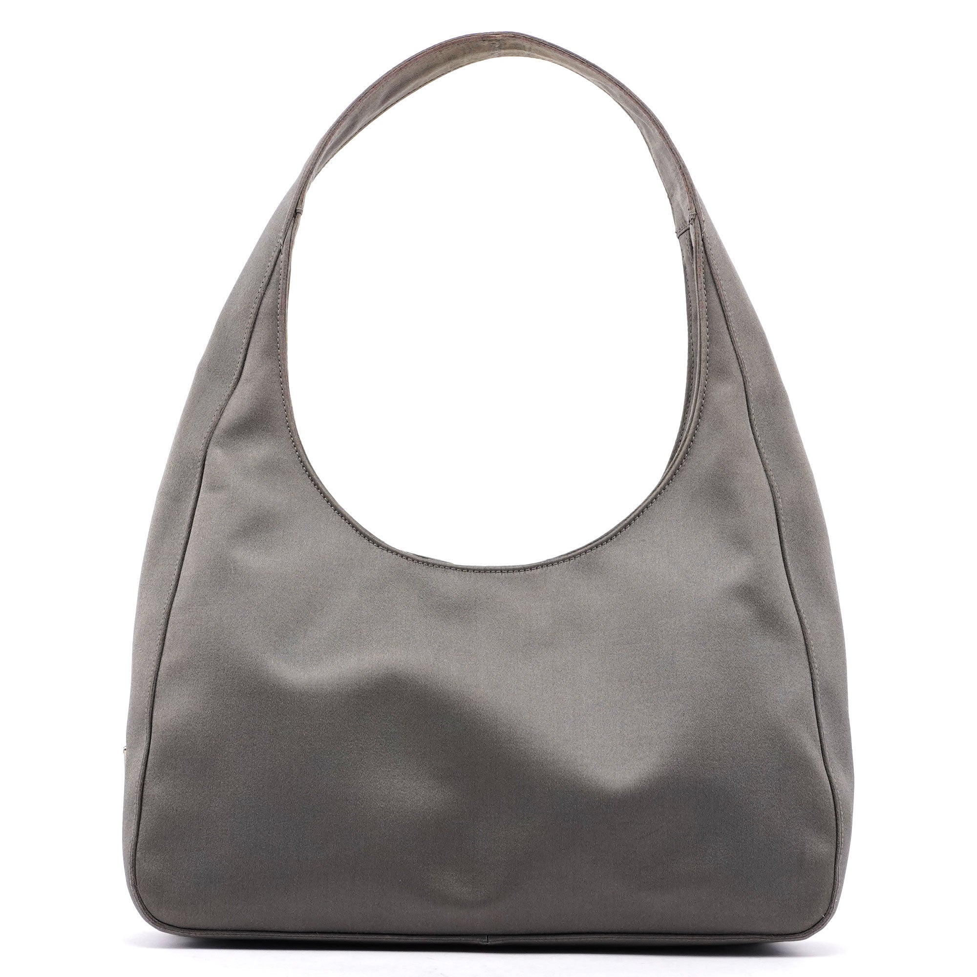 Grey Raso Asim Hobo Shoulder Bag