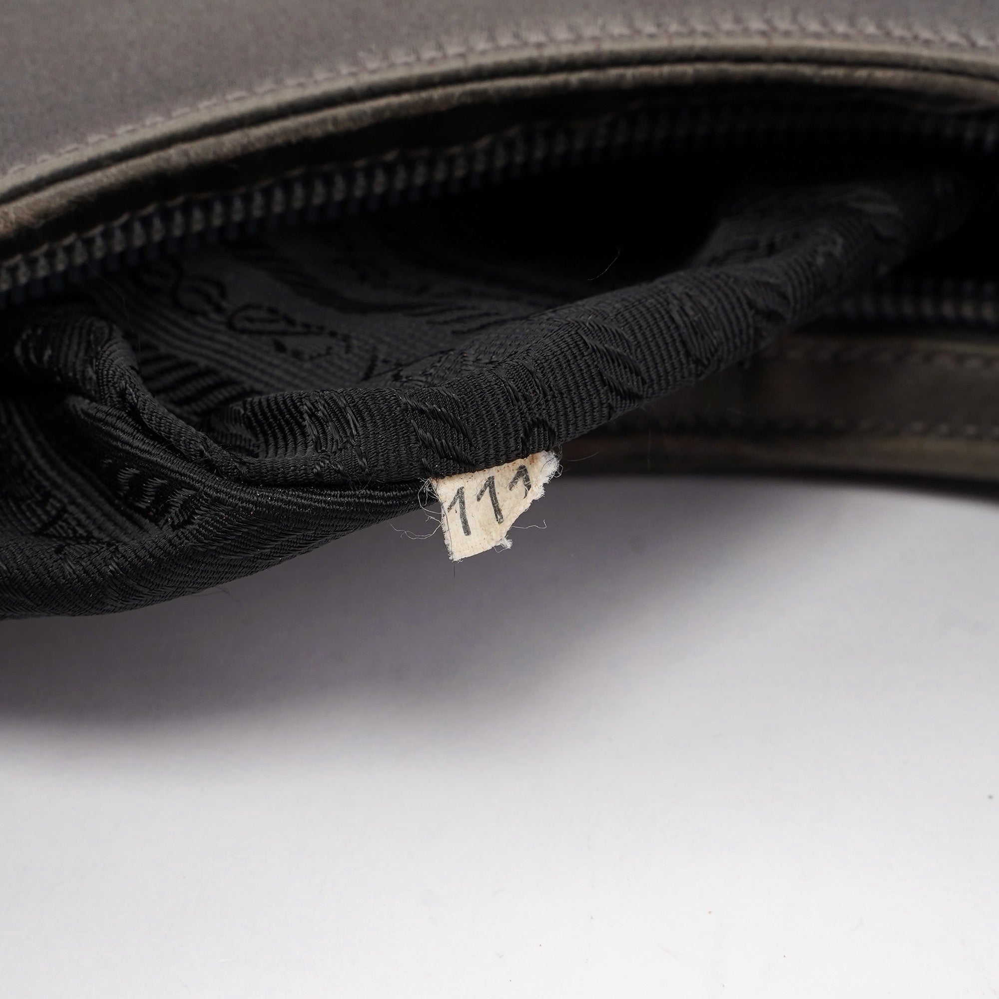 Grey Raso Asim Hobo Shoulder Bag