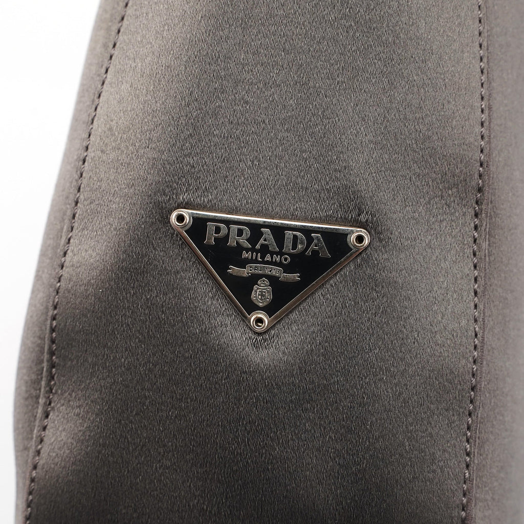 Grey Raso Asim Hobo Shoulder Bag