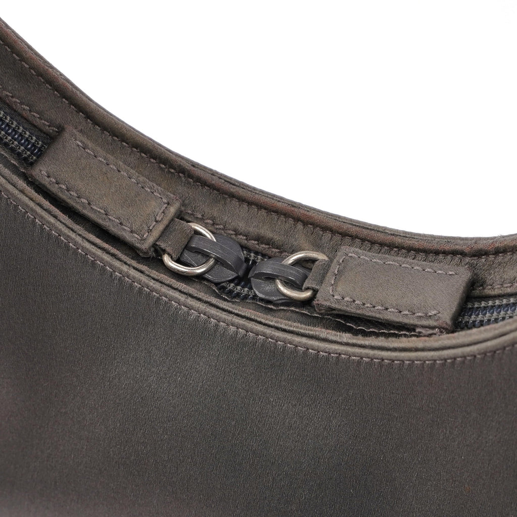 Grey Raso Asim Hobo Shoulder Bag