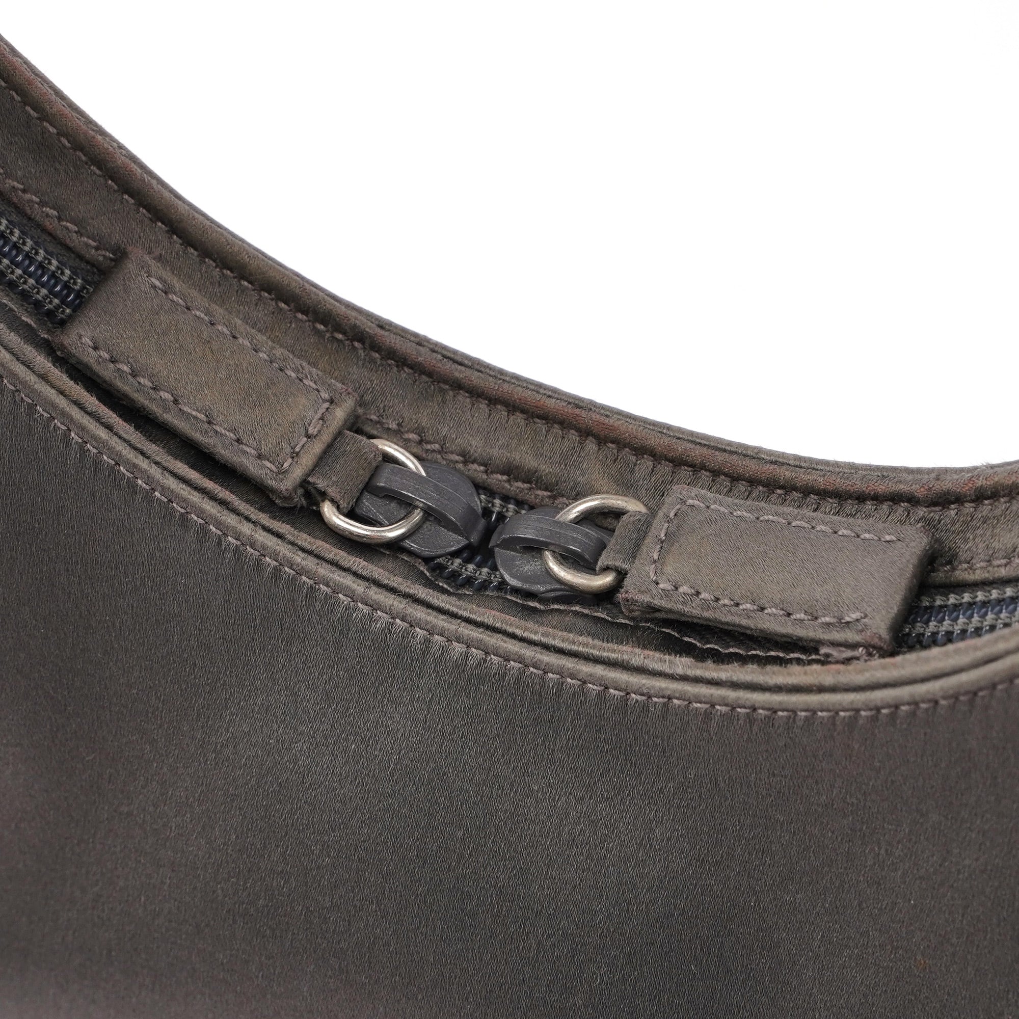 Grey Raso Asim Hobo Shoulder Bag