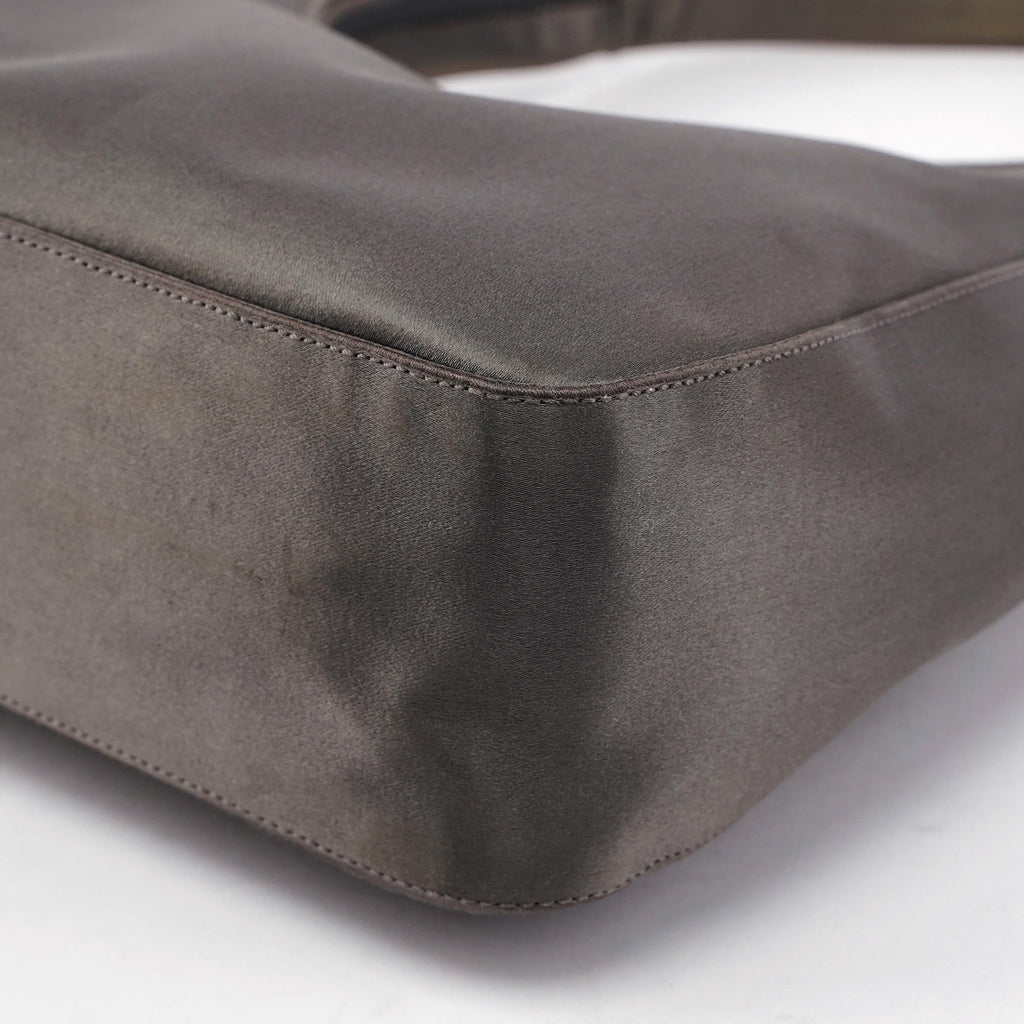 Grey Raso Asim Hobo Shoulder Bag