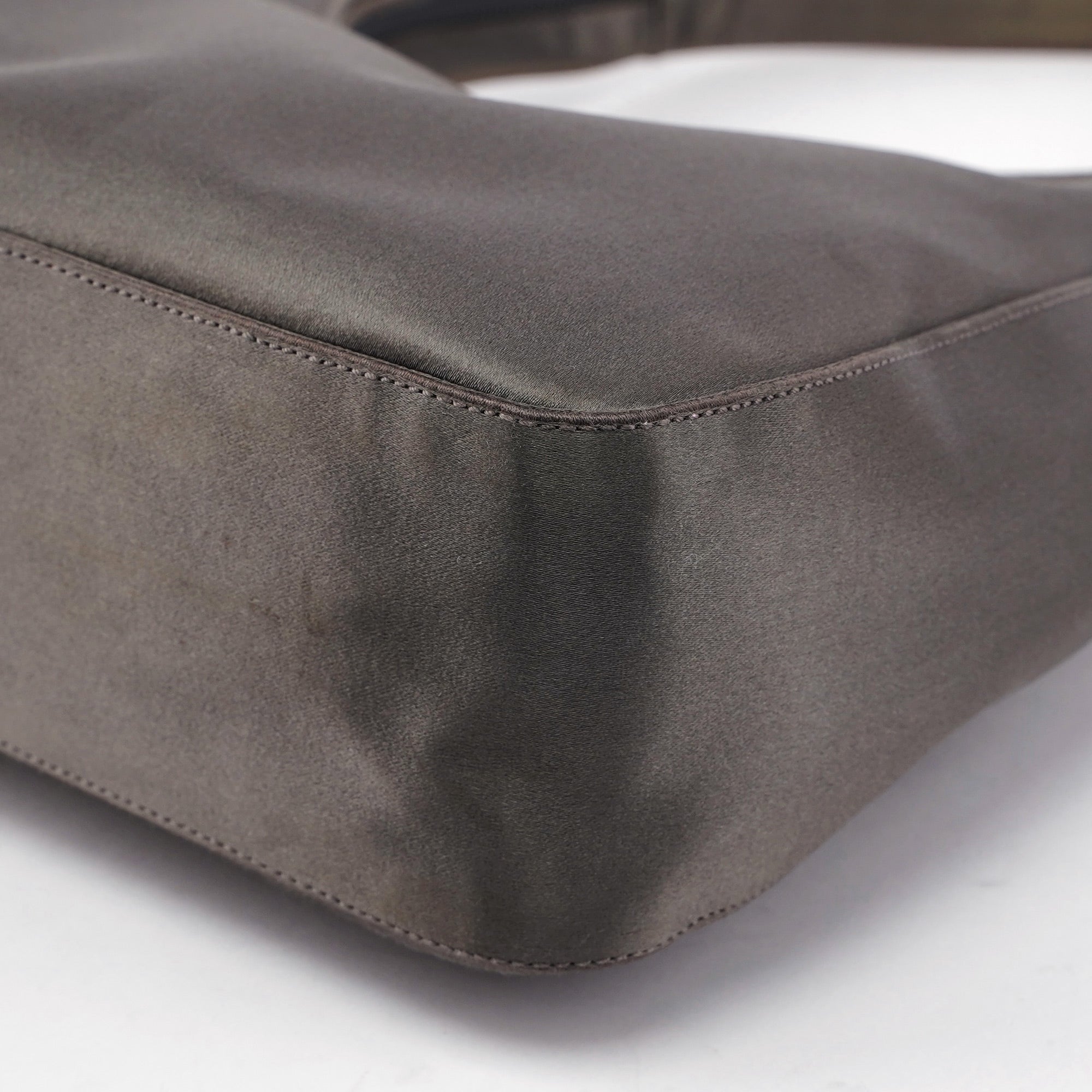 Grey Raso Asim Hobo Shoulder Bag