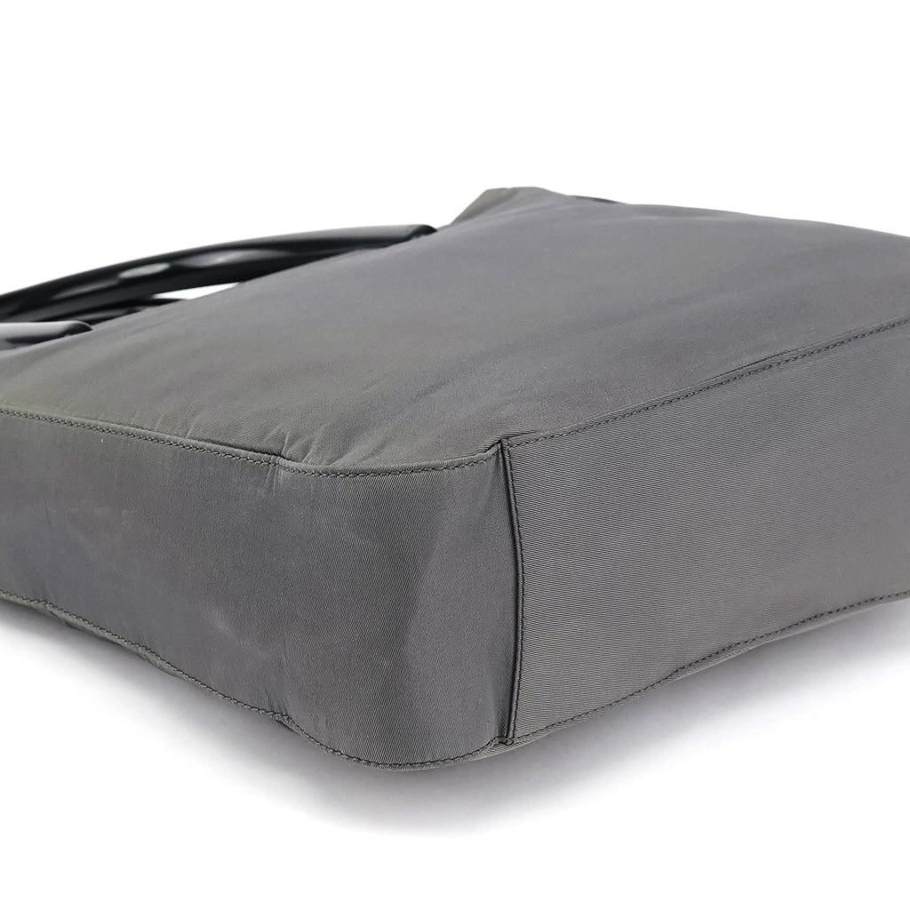 Grey Tessuto Plex Nylon Tote Bag