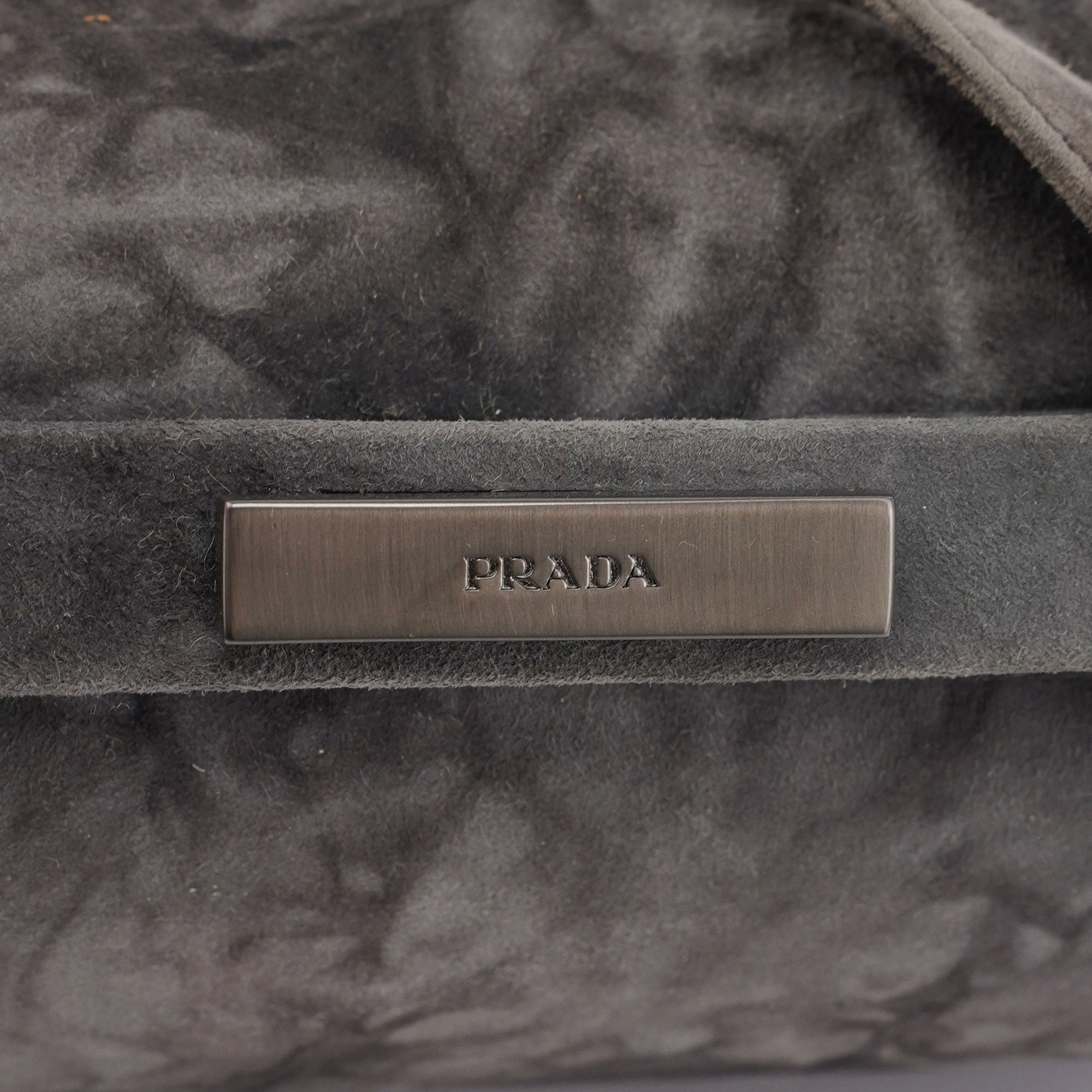 Grey Tie Dye Clutch Top Handle Bag