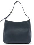 Grey Vitello Shoulder Bag