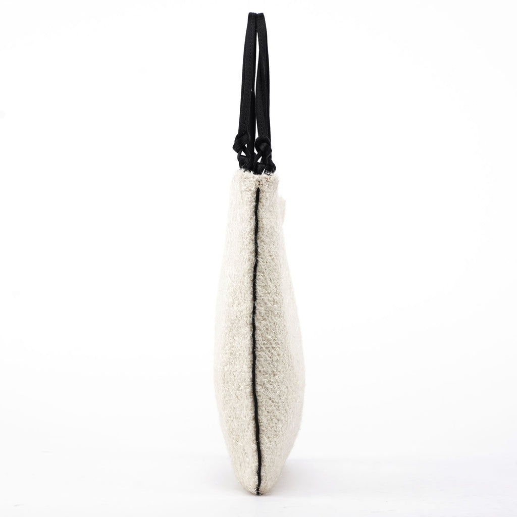 Ivory Lurex Mini Evening Bag