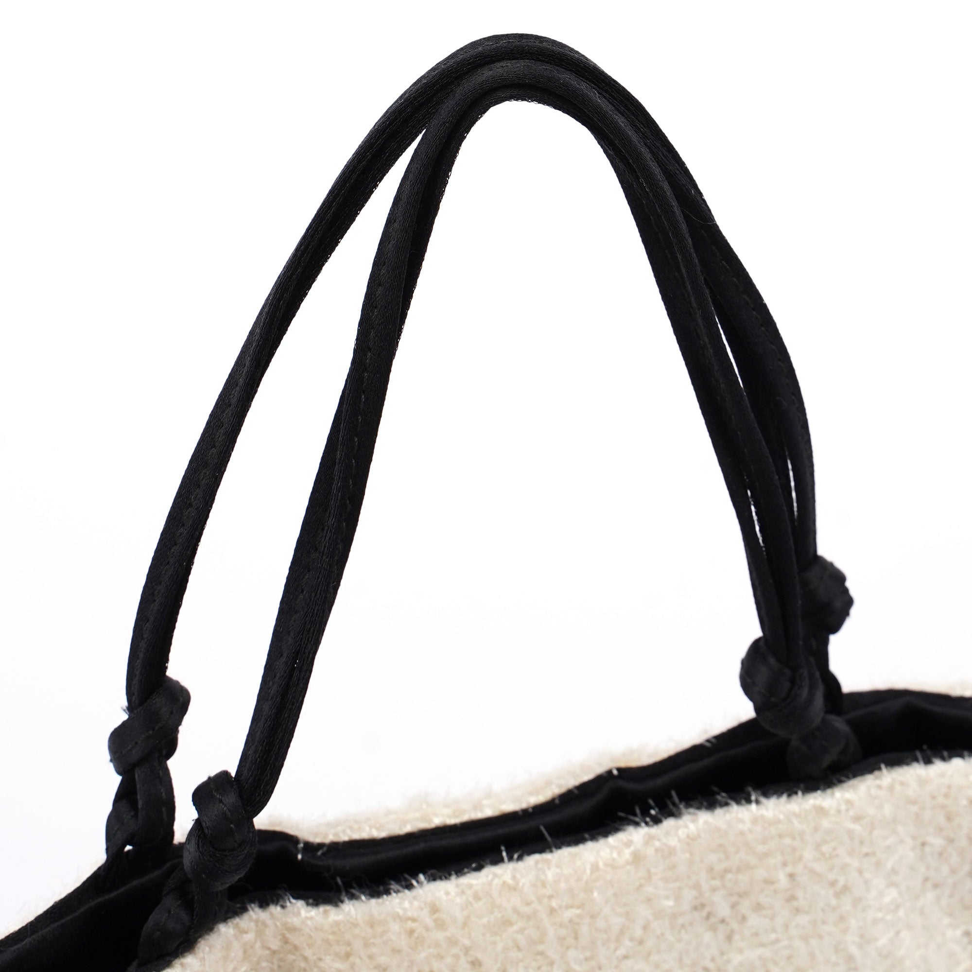 Ivory Lurex Mini Evening Bag
