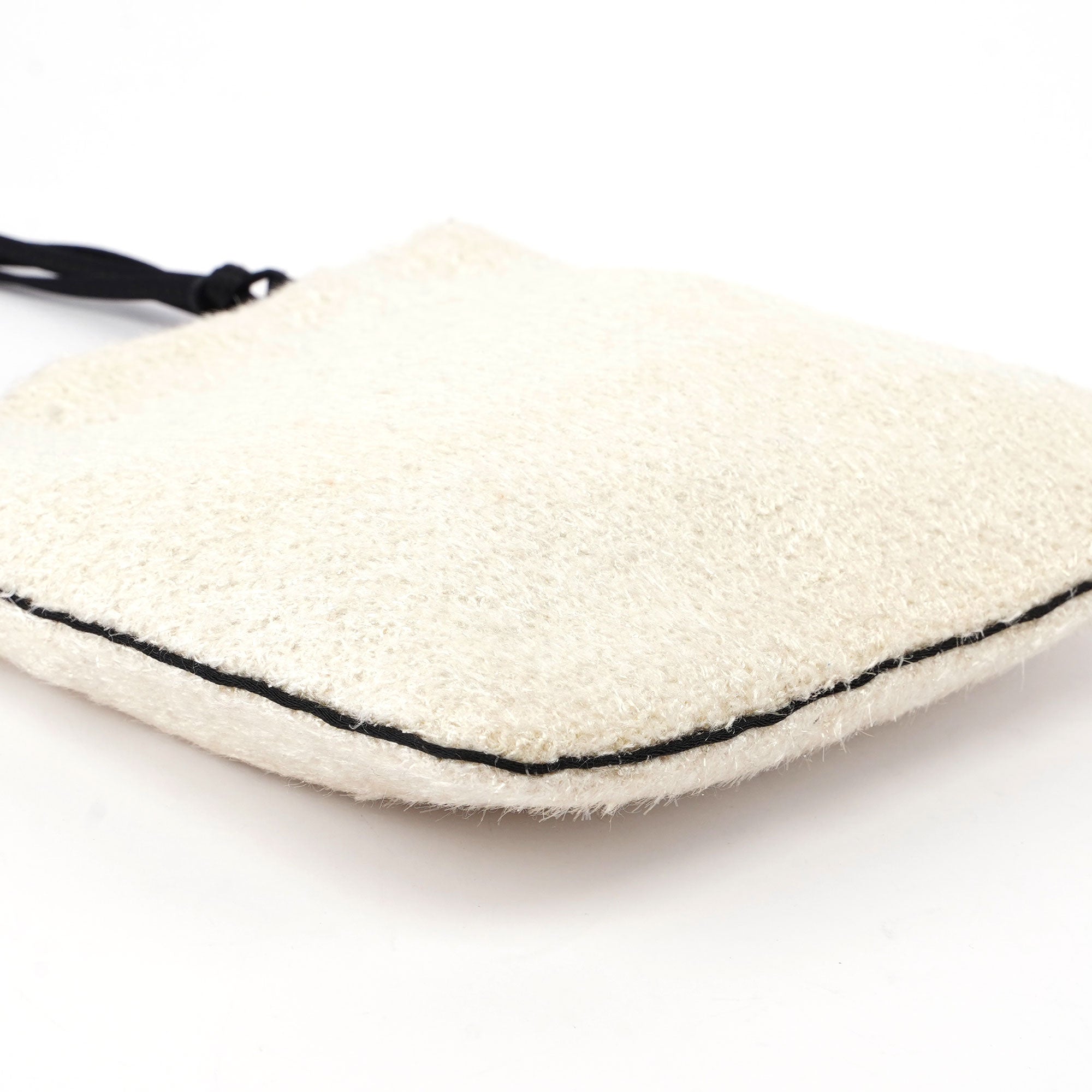 Ivory Lurex Mini Evening Bag