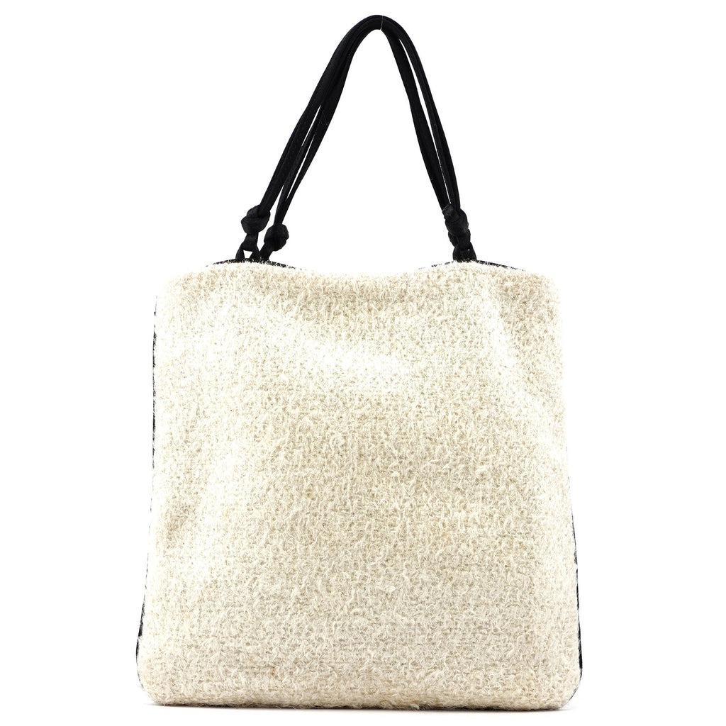 Ivory Lurex Mini Evening Bag