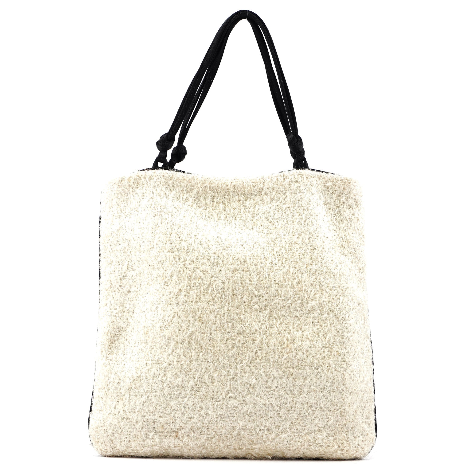 Ivory Lurex Mini Evening Bag