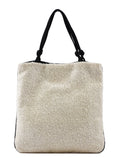 Ivory Lurex Mini Evening Bag