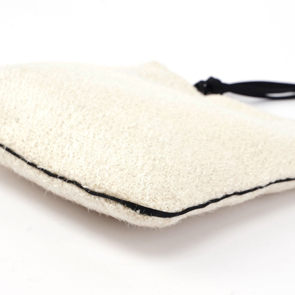 Ivory Lurex Mini Evening Bag
