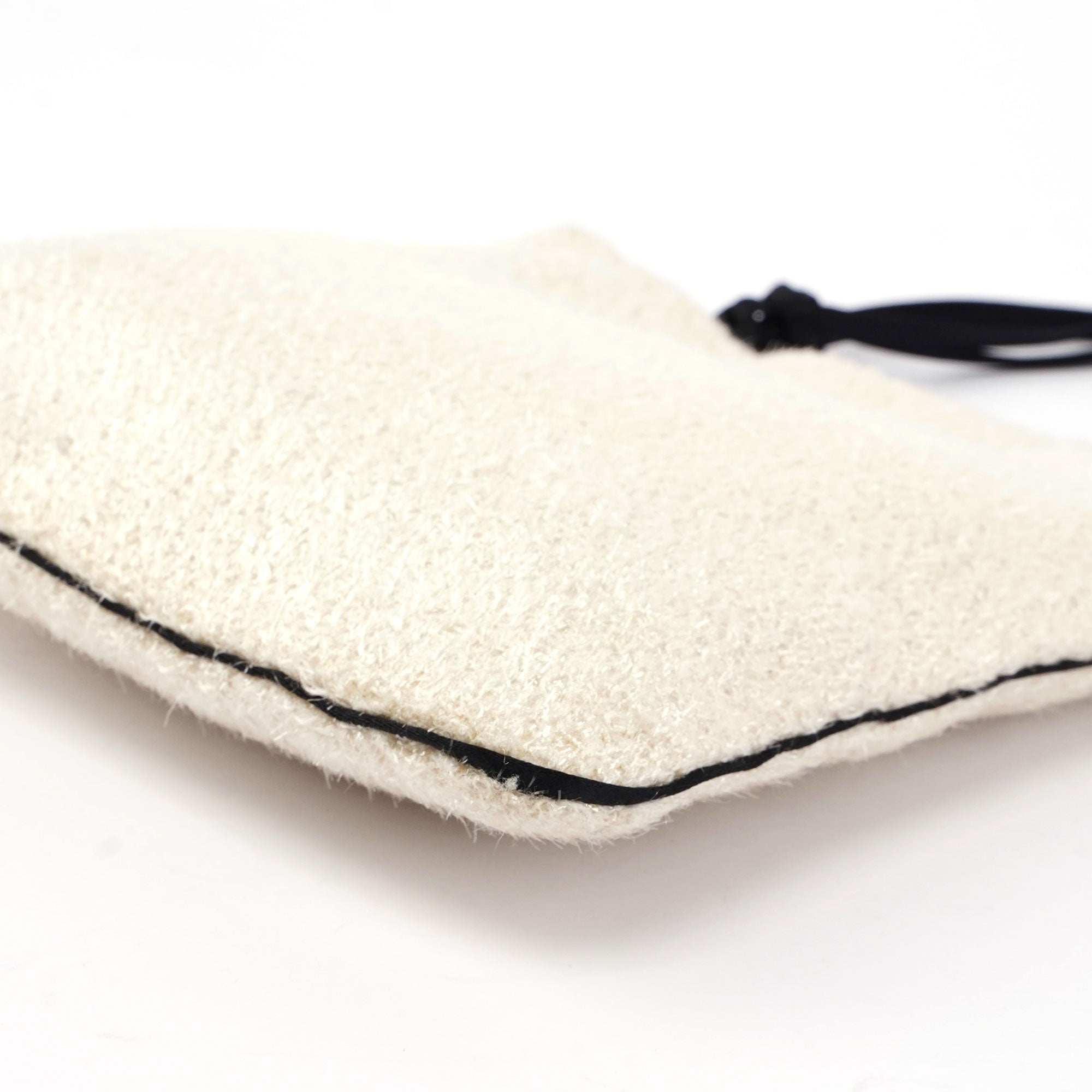 Ivory Lurex Mini Evening Bag