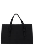 Large Tessuto Black Mesh Tote Bag