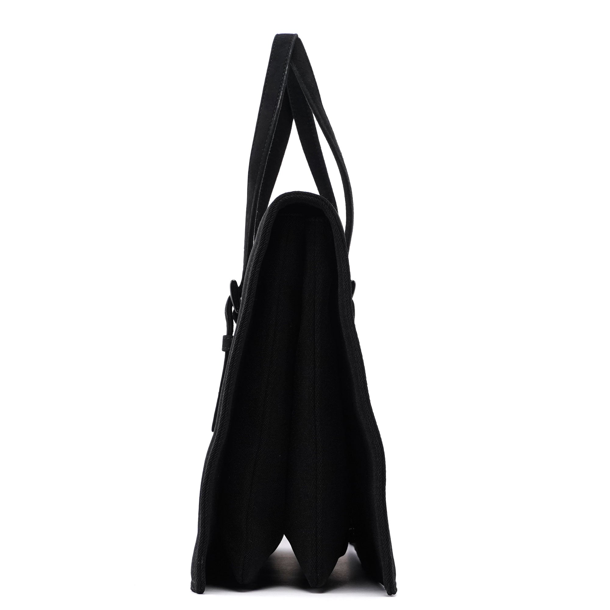 Large Tessuto Black Mesh Tote Bag