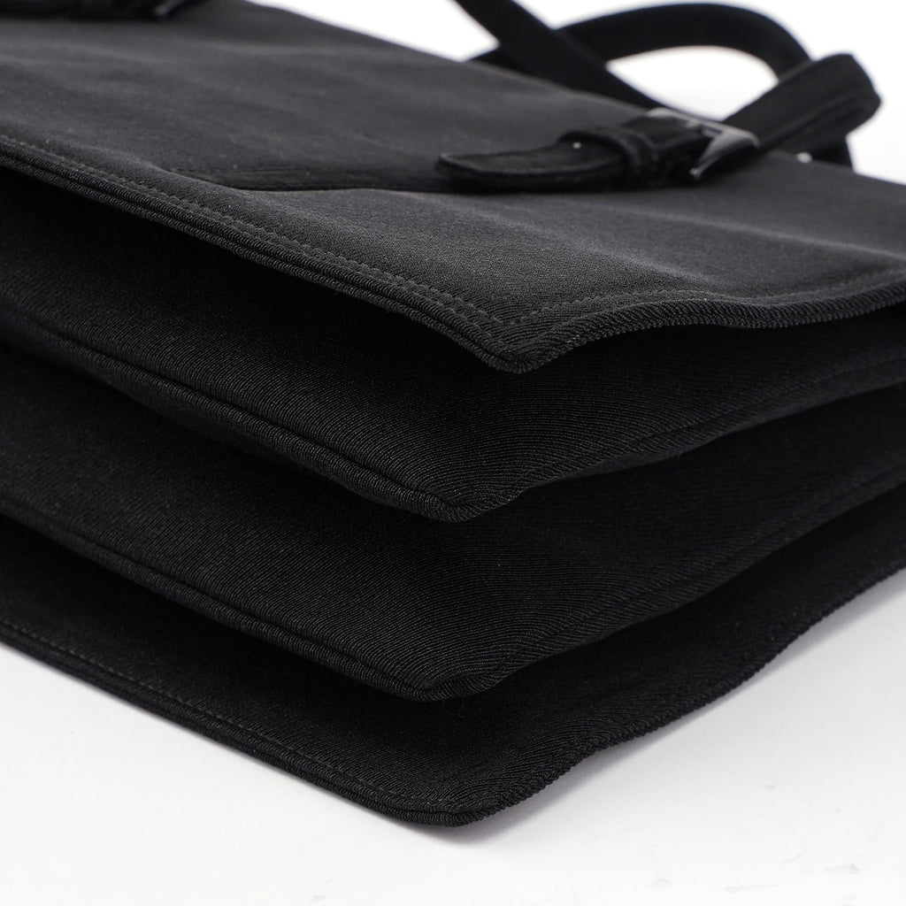 Large Tessuto Black Mesh Tote Bag