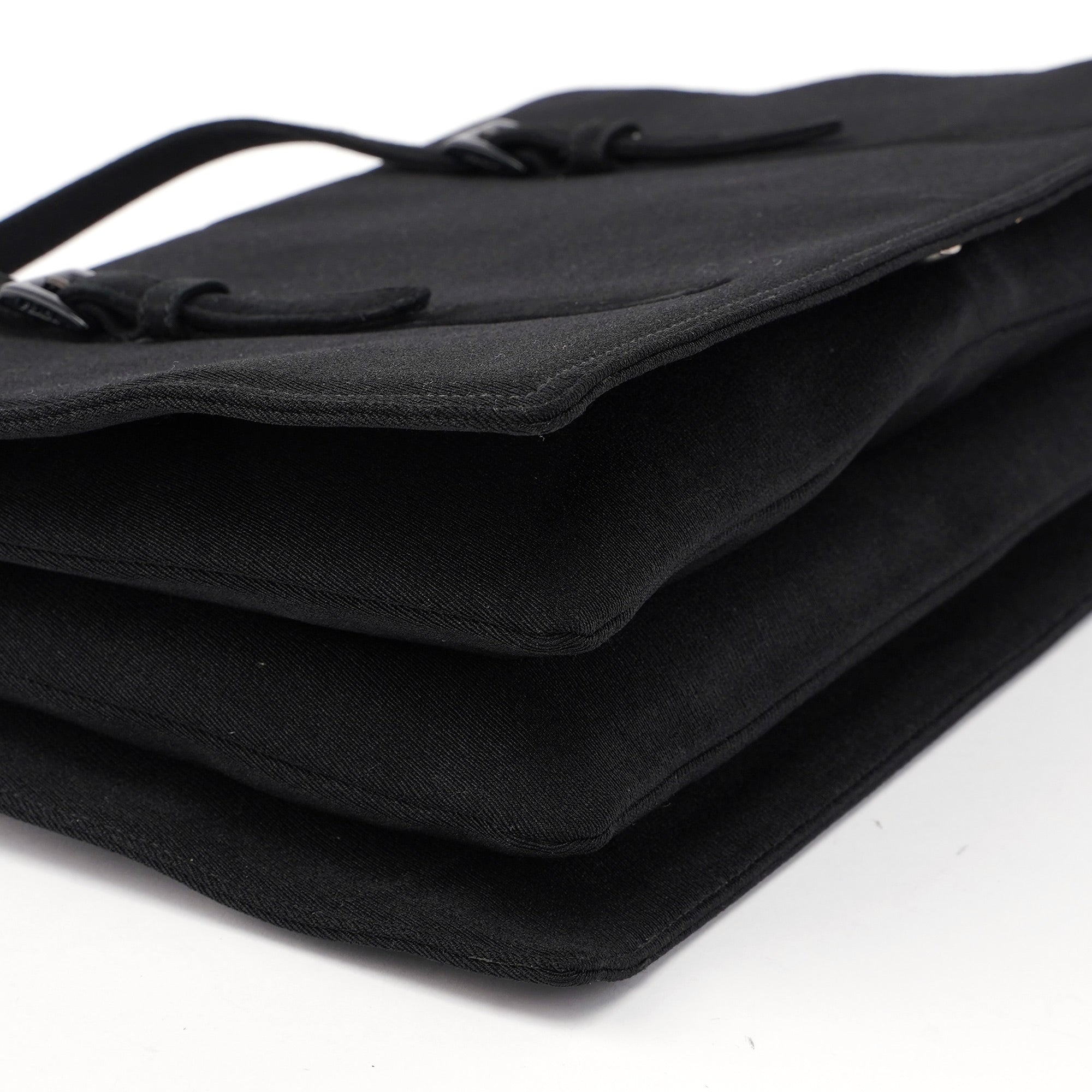 Large Tessuto Black Mesh Tote Bag