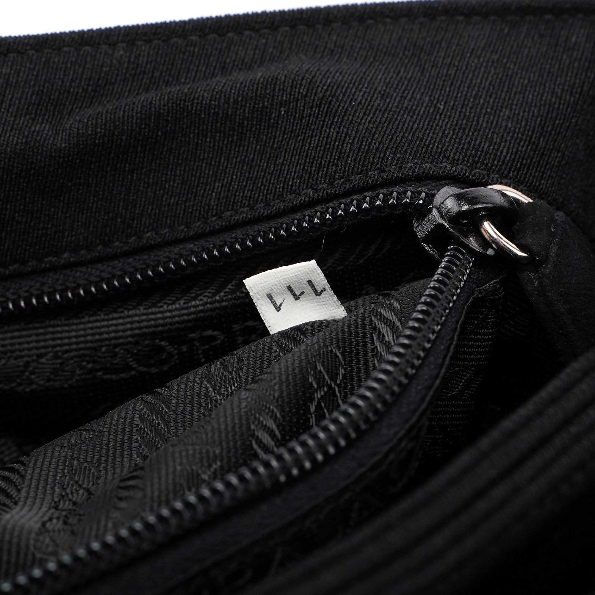 Large Tessuto Black Mesh Tote Bag