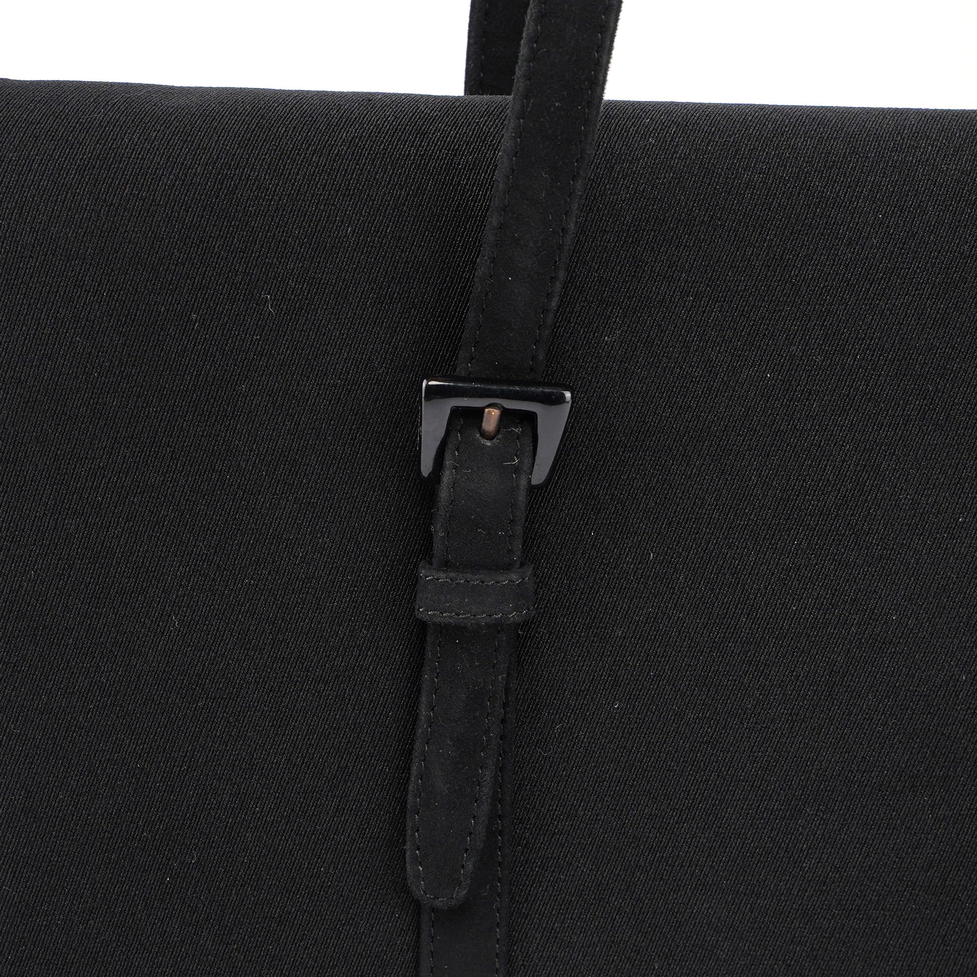 Large Tessuto Black Mesh Tote Bag