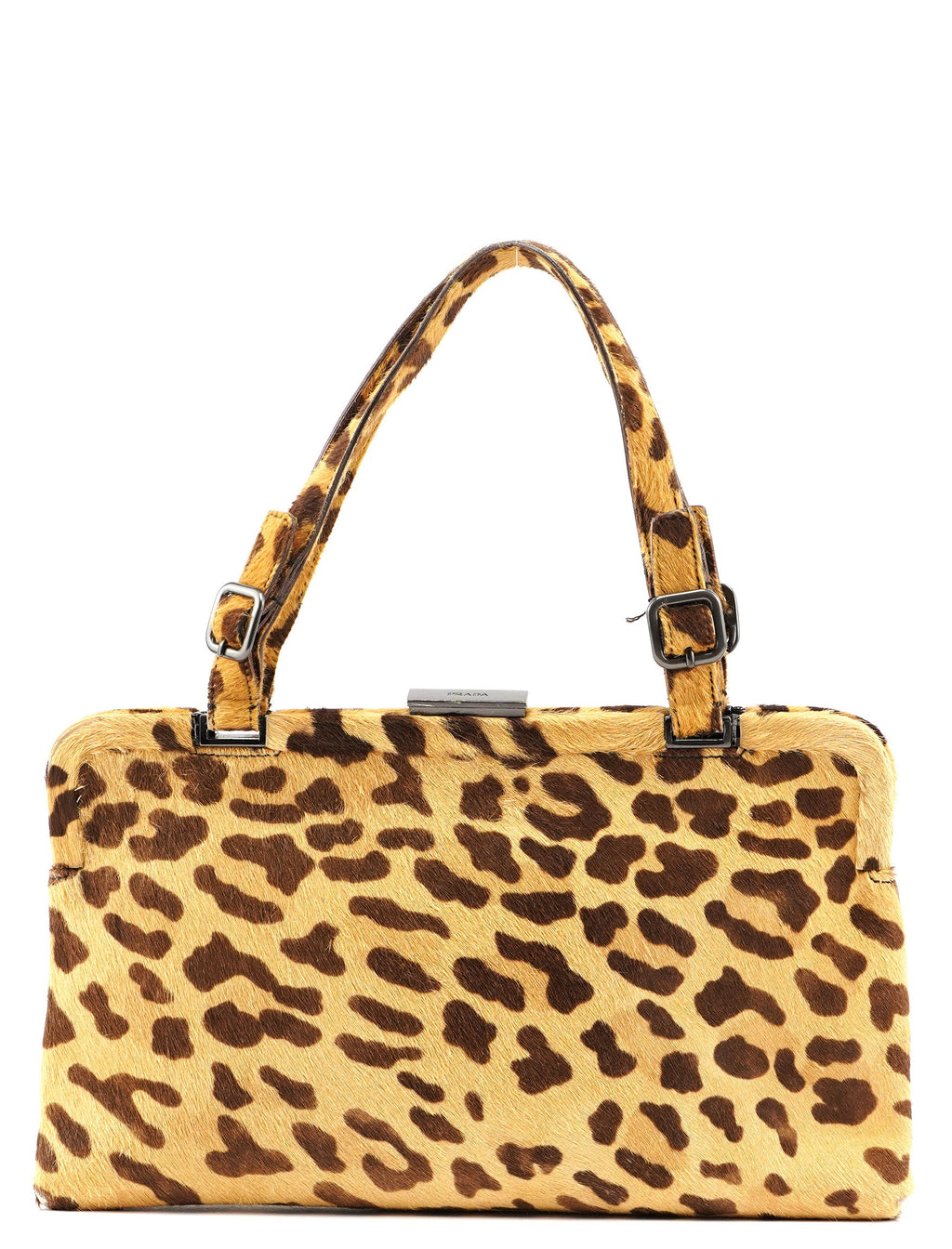 Leopard Fur Clutch Handbag