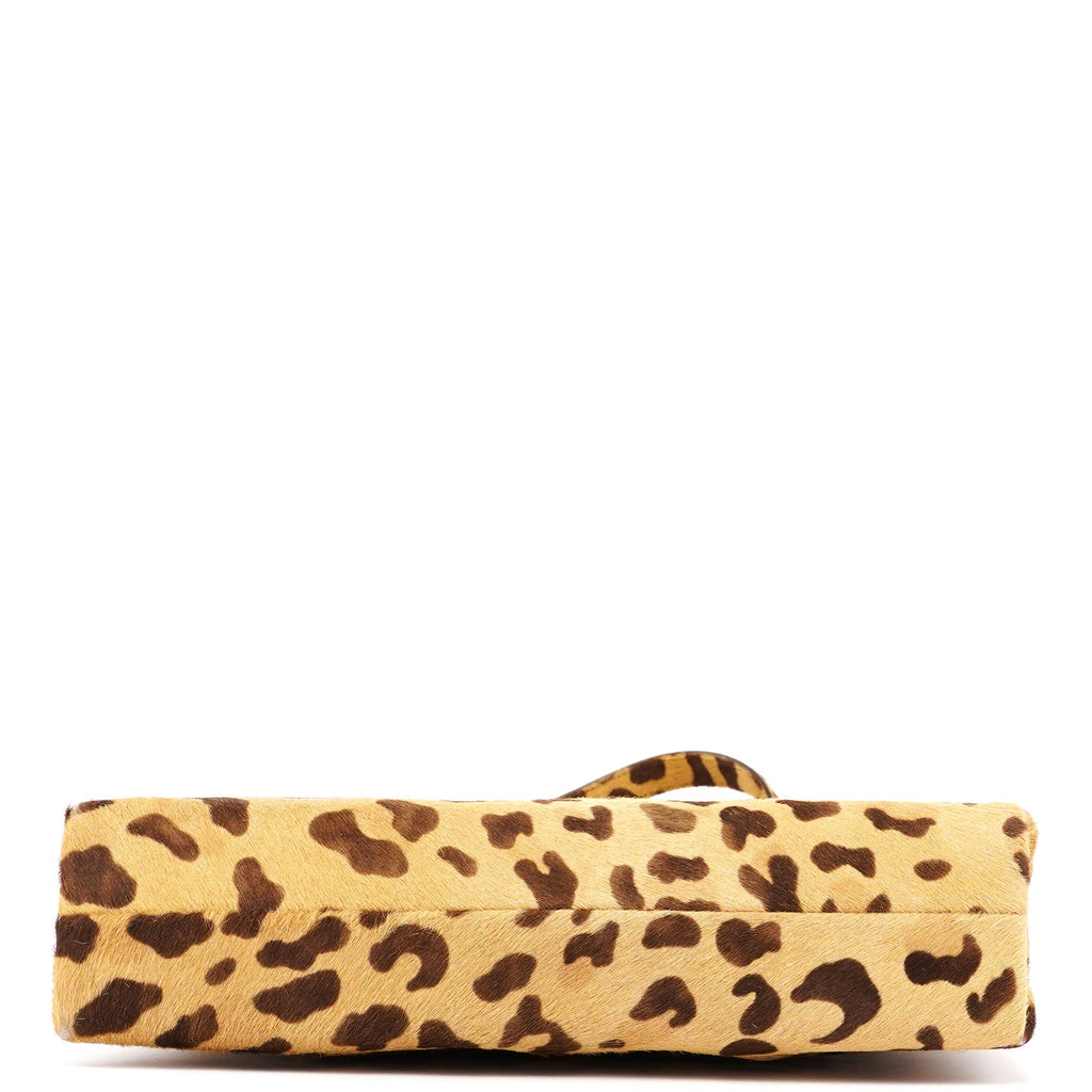 Leopard Fur Clutch Handbag