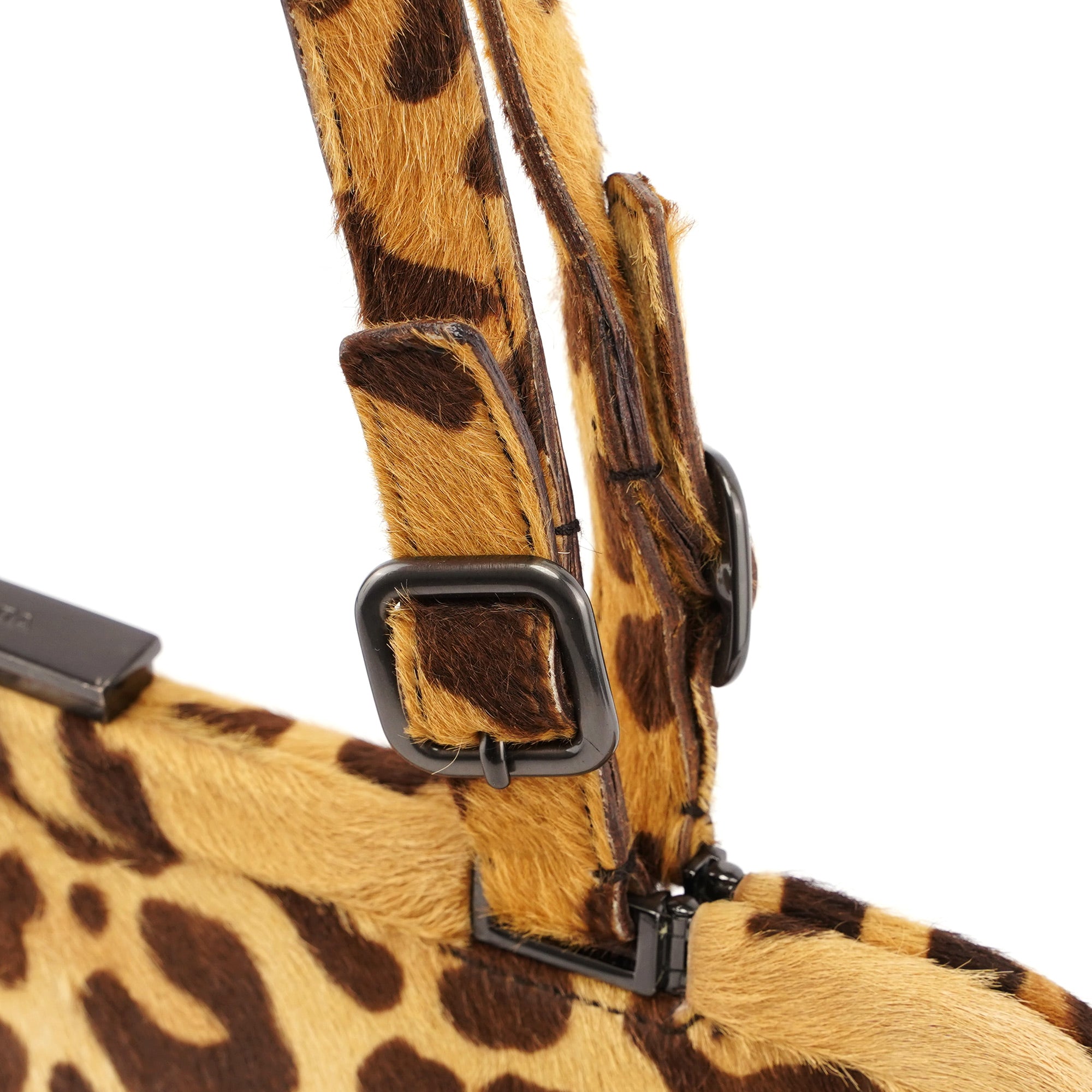 Leopard Fur Clutch Handbag