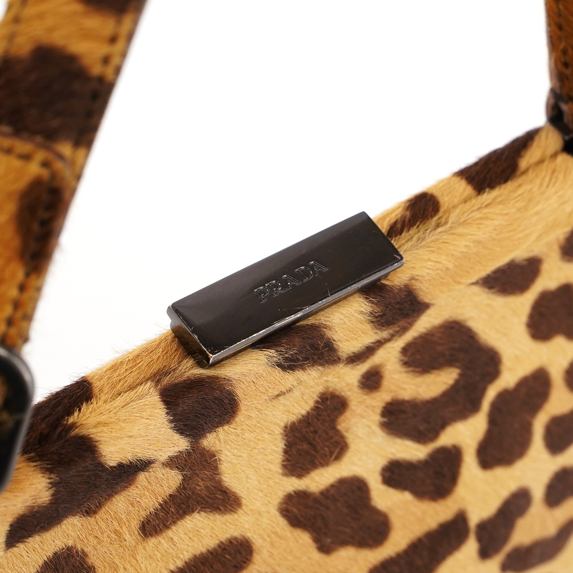 Leopard Fur Clutch Handbag
