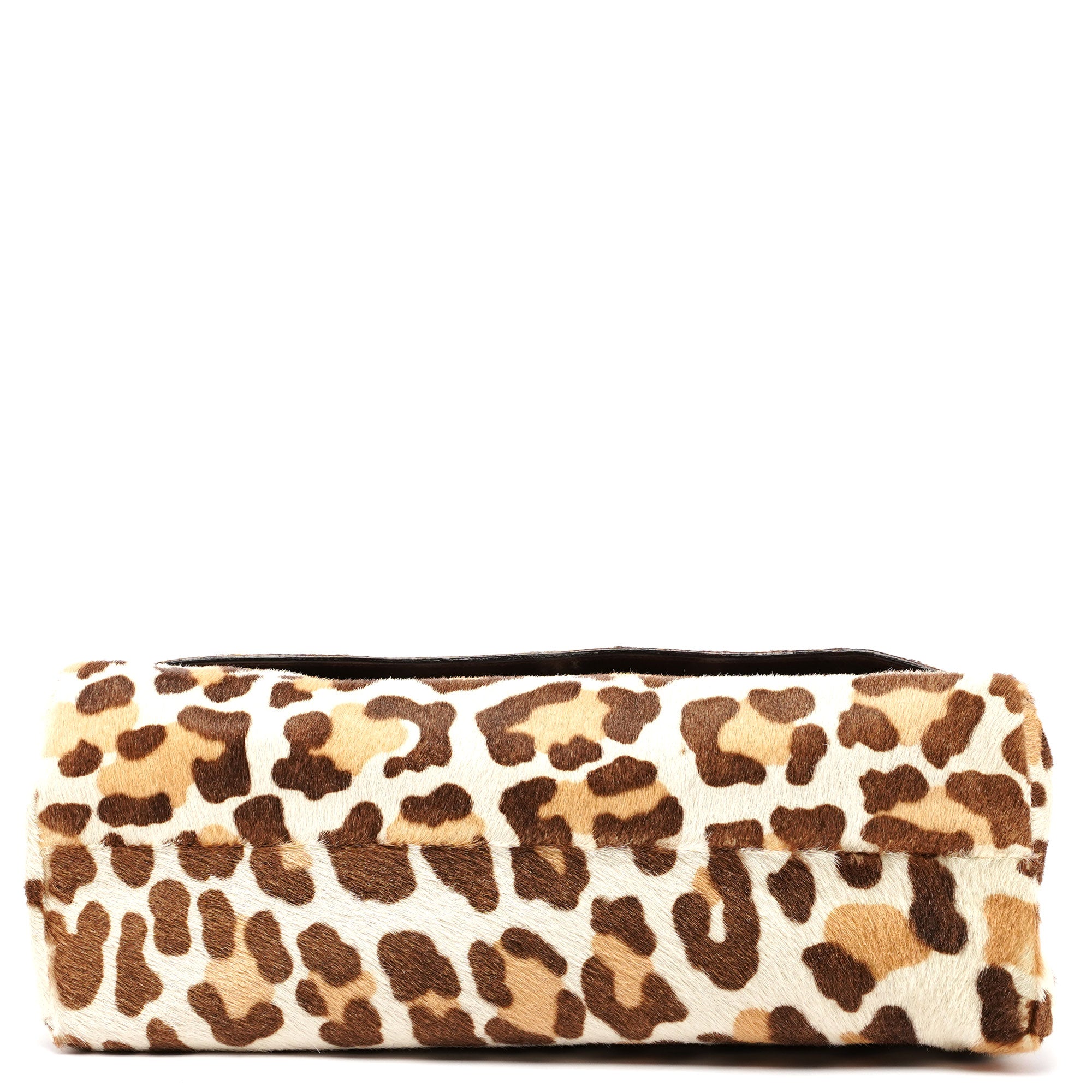 Leopard Fur Plastic Chain Bag