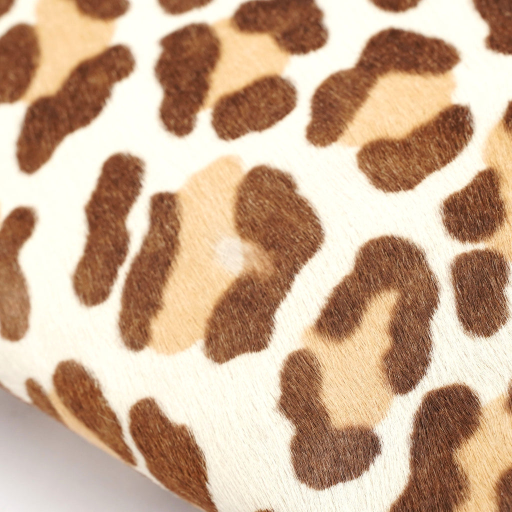 Leopard Fur Plastic Chain Bag