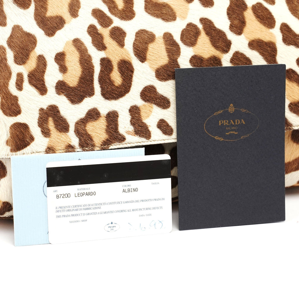 Leopard Fur Plastic Chain Bag