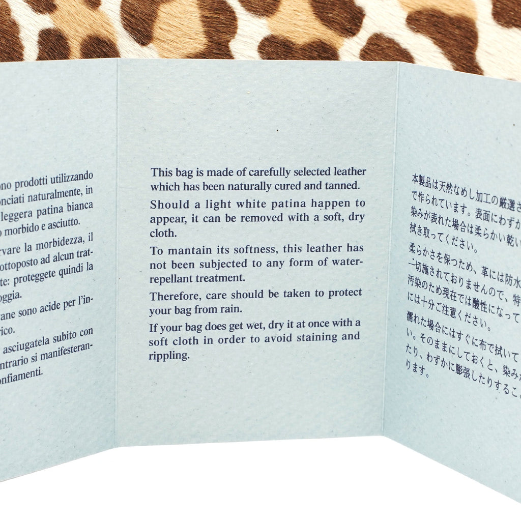 Leopard Fur Plastic Chain Bag